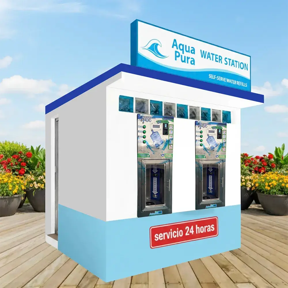 Purificadora de agua modelo Autoservicio