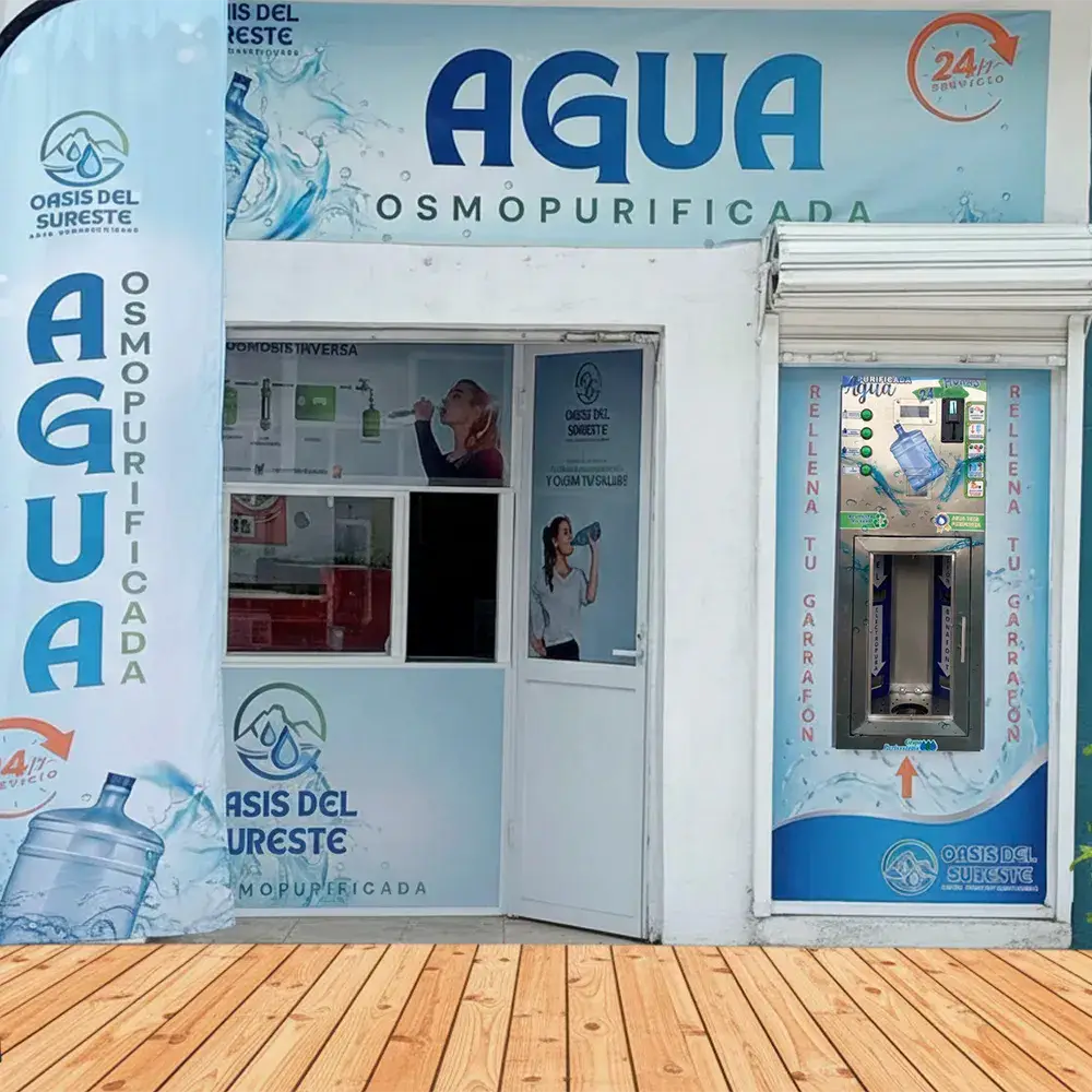 Purificadora de agua modelo Mixta