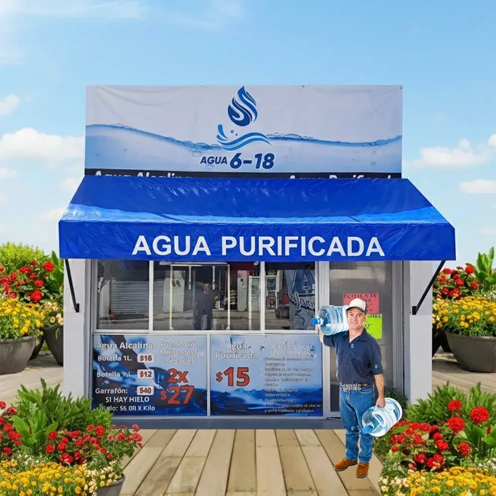 Purificadora de agua modelo Mostrador